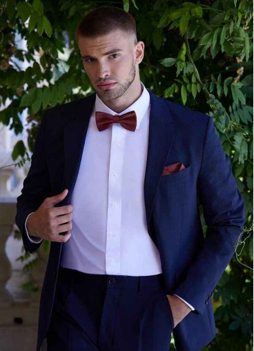 Gentlemen's Collection Matte Satin Bow Tie